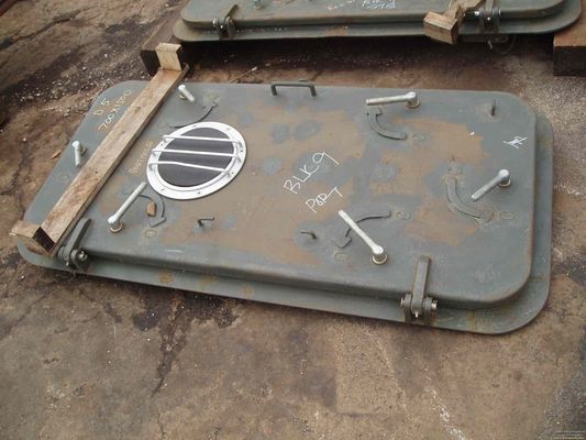 আবহাওয়া আঁটসাঁট মেরিন দরজা / 8 মিমি বেধ নৌকা কেবিন দরজা ডান কোণ / বৃত্তাকার কোণ কোণ